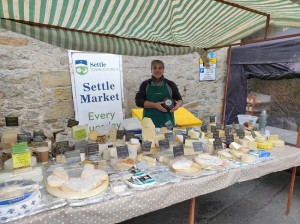 Settle Marke t cheese stall