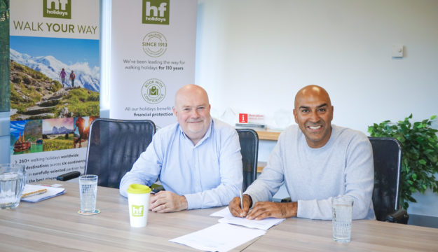 HF Holidays announces partnership with adventurer Amar Latif OBE and Traveleyes to open up Group Travel to blind and visually-impaired travellers