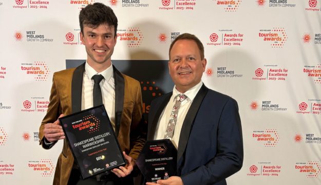 Shakespeare Distillery strikes Gold at West Midlands Tourism Awards!
